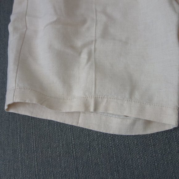 Old Navy 100% Linen Made in Vietnam Size 34 Tan Shorts - Picture 6 of 16